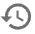 Time Travel button icon showing a clock with arrow